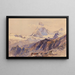 De Matterhorn vanaf de Triftkumm - Edward Theodore Compton — ingelijst kunstwerk aan de muur
