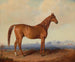 Amerikaanse eclips in een landschap - Edward Troye — weergave van het kunstwerk