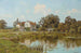 De oude watermolen - Edward Wilkins Waite — weergave van het kunstwerk