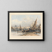 Nieuw Londen Bridge vanaf Billingsgate - Edward William Cooke — ingelijst kunstwerk aan de muur