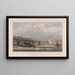 Oud Londenbrug na de reparatie van 1700 tot 1831 - Edward William Cooke — ingelijst kunstwerk aan de muur