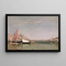 Toulon - Edward William Cooke — ingelijst kunstwerk aan de muur