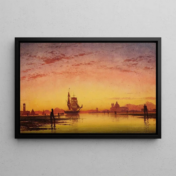 Edward William Cooke - Venice a November Evening in the Lagoon.webp