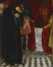 Venez ici, gracieuze vorst, kijk naar dit lichaam, Koning Hendrik VI, Deel II, Acte III, Scène II - Edwin Austin Abbey — weergave van het kunstwerk