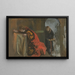 Hamlet Nu zou ik het kunnen doen Acte III Scène 3 Hamlet - Edwin Austin Abbey — ingelijst kunstwerk aan de muur