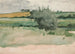 Landschap van velden - Edwin Austin Abbey — weergave van het kunstwerk