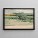 Landschap van velden - Edwin Austin Abbey — ingelijst kunstwerk aan de muur