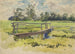 Landschap moeras en brug - Edwin Austin Abbey — weergave van het kunstwerk