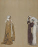 Étude Trois figures - Edwin Austin Abbey — artwork view