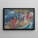 Studie voor het schip van Salomo uit de serie fresco's De zoektocht naar de Heilige Graal in de openbare bibliotheek van Boston - Edwin Austin Abbey — ingelijst kunstwerk aan de muur