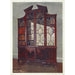 Reproductie van het schilderij Bibliotheek gesculpteerd Chippendale - Edwin Foley