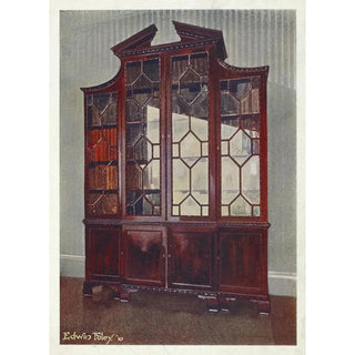 Edwin Foley - Carved Chippendale library bookcase.webp