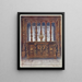 Henri Deux gesneden kast of buffet ca 1555 - Edwin Foley — ingelijst kunstwerk aan de muur