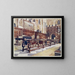 Shuffleboard tafel in de kamer van Littlecote - Edwin Foley — ingelijst kunstwerk aan de muur