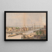 Vue du pont de Rush St depuis Nortons Block River St E Whitefields vues de Chicago - Edwin Forbes — ingelijst kunstwerk aan de muur