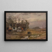 In de schemering - Edwin Lamasure — ingelijst kunstwerk aan de muur