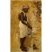 Une fille maure en jaune - Edwin Lord Weeks — weergave van het kunstwerk