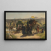 Een pelgrimstocht naar de Jordaan - Edwin Lord Weeks — ingelijst kunstwerk aan de muur