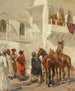Voor de jacht - Edwin Lord Weeks — weergave van het kunstwerk