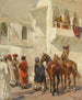 Voor de jacht - Edwin Lord Weeks — weergave van het kunstwerk
