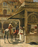 Hindoe-handelaars schilderij - Edwin Lord Weeks — weergave van het kunstwerk