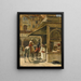 Hindoe-handelaars schilderij - Edwin Lord Weeks — ingelijst kunstwerk aan de muur