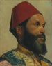 Portret van een Turkse man - Edwin Lord Weeks — weergave van het kunstwerk