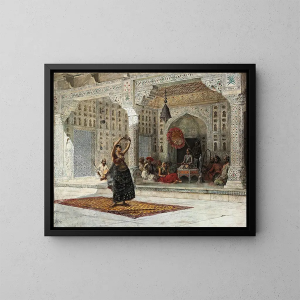 The Nautch - Edwin Lord Weeks — framed artwork on a wall
