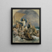 De Christus ontketent een storm - Eero Järnefelt — ingelijst kunstwerk aan de muur