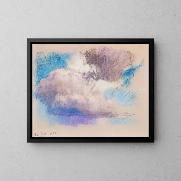 Wolken - Eero Järnefelt — ingelijst kunstwerk aan de muur