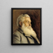 portret van M. Ahnger - Eero Järnefelt — ingelijst kunstwerk aan de muur