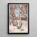 Bomen in de winter - Eero Järnefelt — ingelijst kunstwerk aan de muur