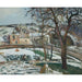 Reproductie van het schilderij Effect van Sneeuw op L'Hermitage, Pontoise - Camille Pissarro