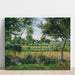 Reproductie van het schilderij van het ochtendlicht-effect, Eragny - Camille Pissarro