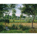 Reproductie van het schilderij van het ochtendlicht-effect, Eragny - Camille Pissarro