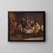 Gebed voor de maaltijd - Egbert van Heemskerck — ingelijst kunstwerk aan de muur