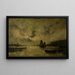 Maritiem landschap - Egide François Leemans — ingelijst kunstwerk aan de muur