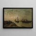 Zomeravond - Egide François Leemans — ingelijst kunstwerk aan de muur