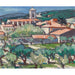 Reproductie van het schilderij Kerk in Cassis - Samuel John Peploe