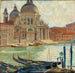 Kerk in Venetië - Carl Moll — weergave van het kunstwerk