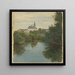Dorpskerk - Jan Nowopack — ingelijst kunstwerk aan de muur