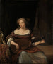 Gitarist - Eglon van der Neer — weergave van het kunstwerk