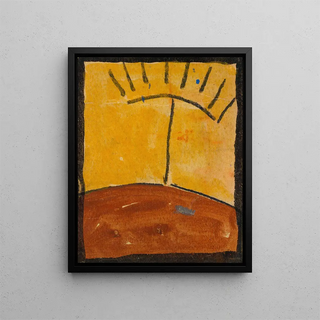 Egon Schiele - Abstrahierte Landschaft mit Sonnenaufgang.webp