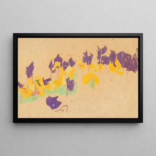 Egon Schiele - Blumen im Schlossgarten Krumau.webp
