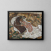 De Dood en het Meisje - Egon Schiele — ingelijst kunstwerk aan de muur