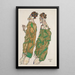 Devotie - Egon Schiele — ingelijst kunstwerk aan de muur
