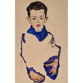 Egon Schiele - Knabenbildnis Herbert Reiner.webp