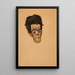 Self-portrait Painting - Egon Schiele — framed artwork on a wall