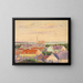 Uitzicht op de stad - Egon Schiele — ingelijst kunstwerk aan de muur
