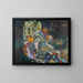 Einde van de stad of schets van een portret - Egon Schiele — ingelijst kunstwerk aan de muur
